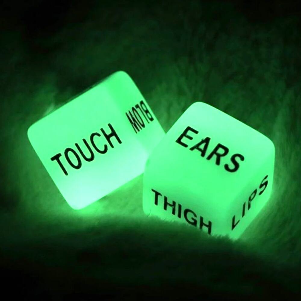 New Glow in the Dark Couples Romantic Dice Game Date Night